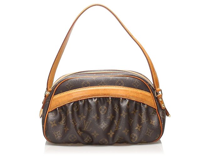 Bolsos LOUIS VUITTON T. Cuero Castaño - vista 3