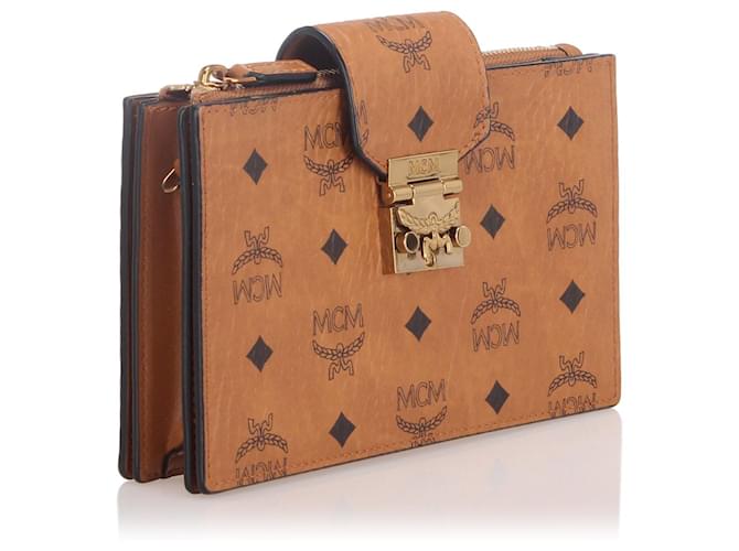 Borse MCM T. Pelle Marrone - vista 3