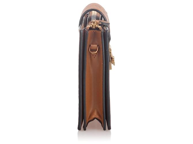 Borse MCM T. Pelle Marrone - vista 4