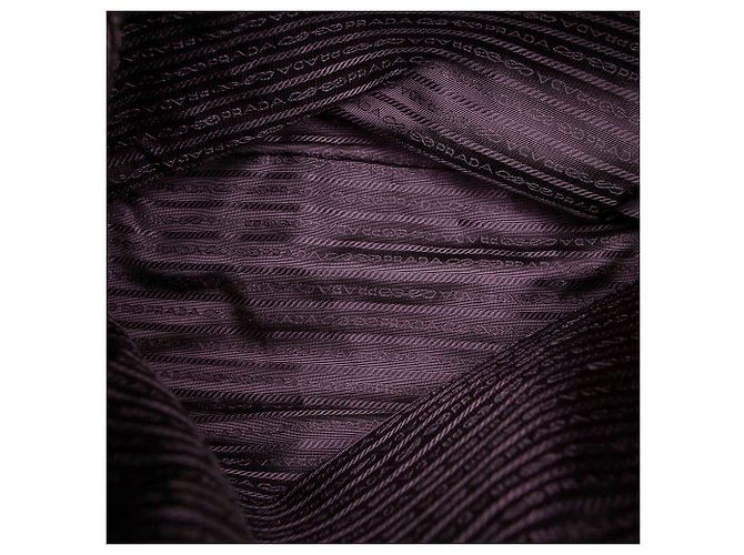 Borsa Tote Prada Tessuto grigia Grigio - vista 5