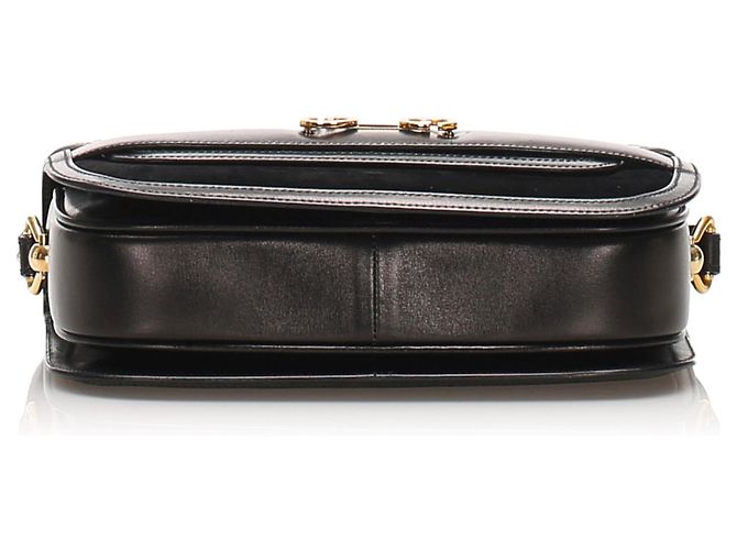 Borsa a tracolla Gucci GG in nubuck nero - vista 4
