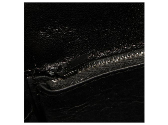 Borsa a tracolla Gucci GG in nubuck nero - vista 8