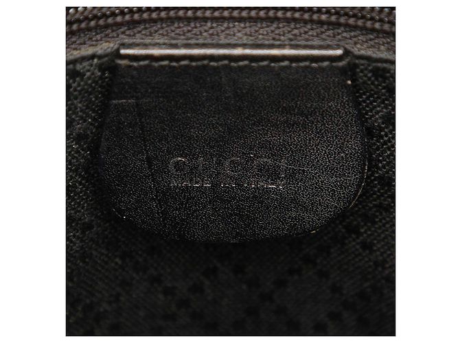 Borsa a mano in nylon nero Gucci - vista 6