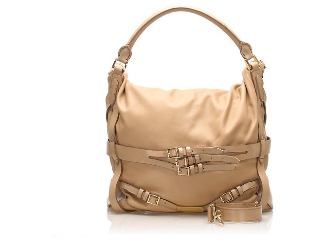 Borse BURBERRY T. Pelle Beige - vista 2