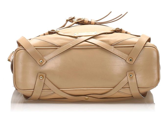 Borse BURBERRY T. Pelle Beige - vista 5