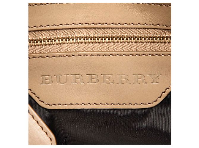 Borse BURBERRY T. Pelle Beige - vista 8