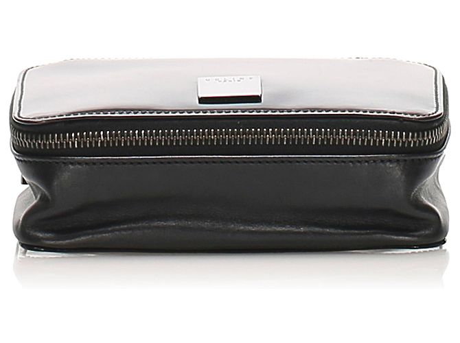 Céline Borsa Vanity in vernice nera Celine Nero - vista 6