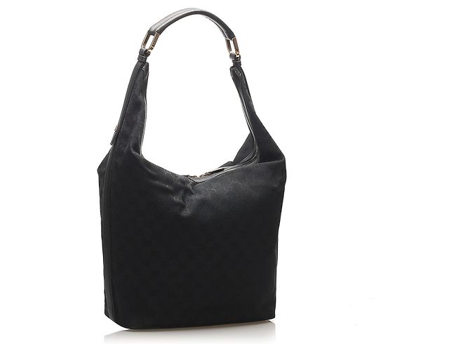 Borsa a tracolla Gucci GG Canvas nera Nero - vista 2