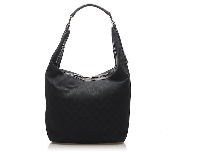 Borsa a tracolla Gucci GG Canvas nera Nero - vista 3