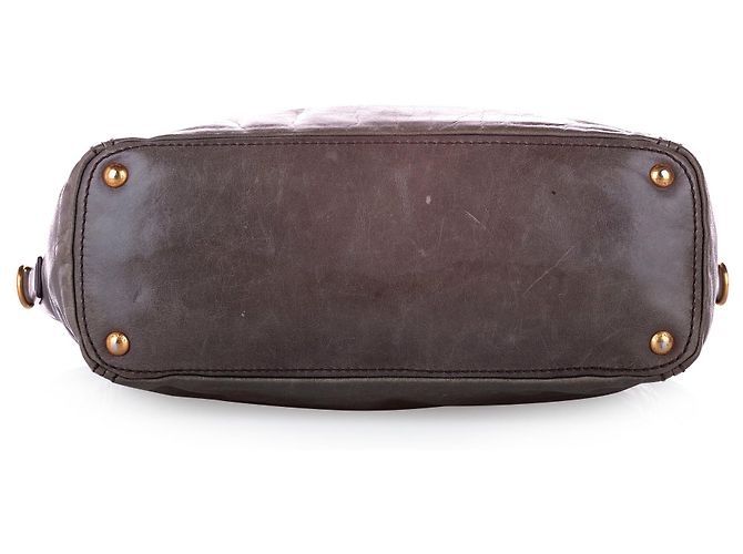 Vitello PRADA Handtaschen T. Leder Braun - Ansicht 9