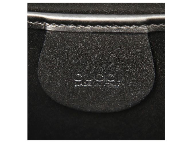 Borsa a tracolla in pelle nera Gucci Nero - vista 6