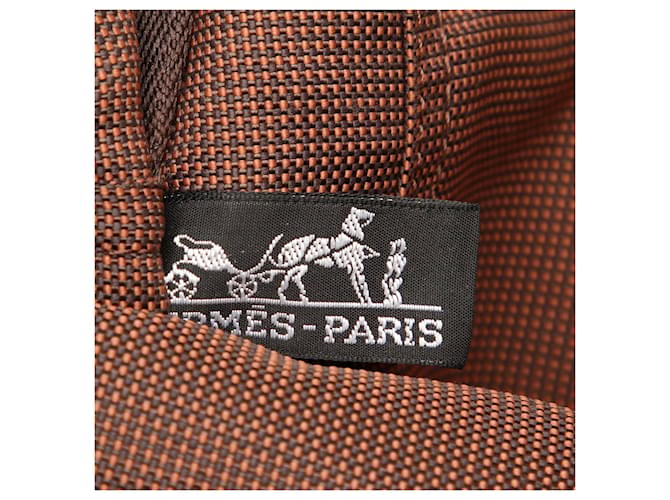 Hermès Borsa Tote Hermes Herline MM marrone - vista 6