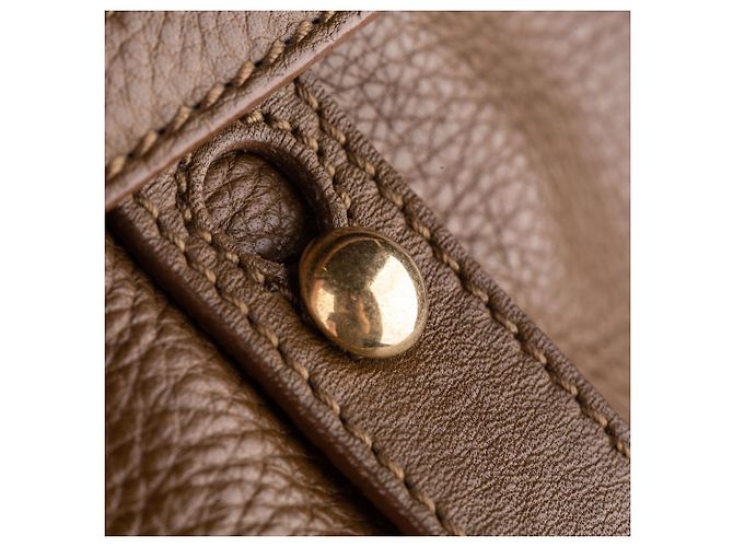YVES SAINT LAURENT Borse T. Pelle Marrone - vista 11
