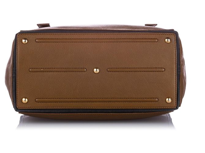 YVES SAINT LAURENT Borse T. Pelle Marrone - vista 8