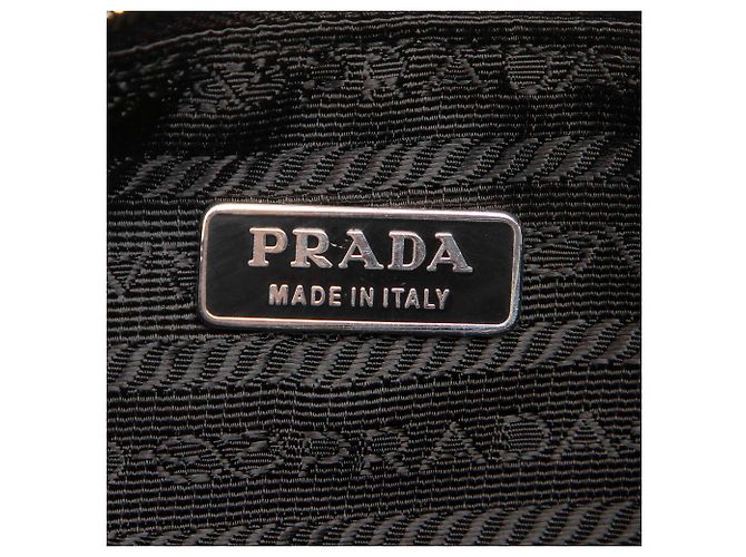 Schwarze Prada Tessuto Pouch - Ansicht 6