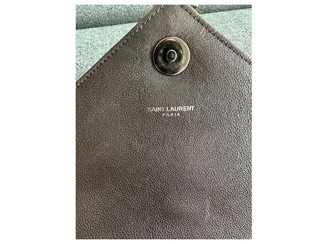 Borsa a mano Yves Saint Laurent in pelle grigia Grigio - vista 4