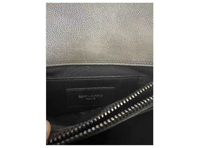Borsa a mano Yves Saint Laurent in pelle grigia Grigio - vista 5