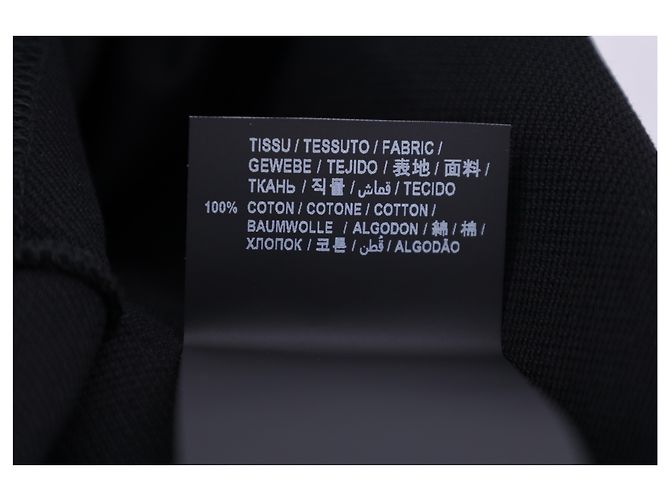 Camisa polo Saint Laurent Paris Cassandre en algodón negro - vista 14