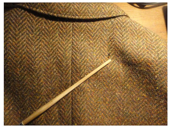 Autre Marque Giacca JP Chauvet in tweed marrone - vista 3