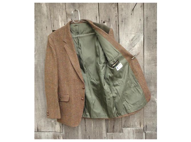 Autre Marque Giacca JP Chauvet in tweed marrone - vista 5