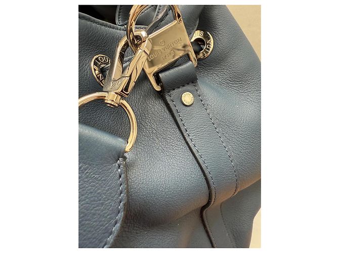 Noe Borsa a Secchiello Louis Vuitton Noé Haute Maroquinerie Blu - vista 5
