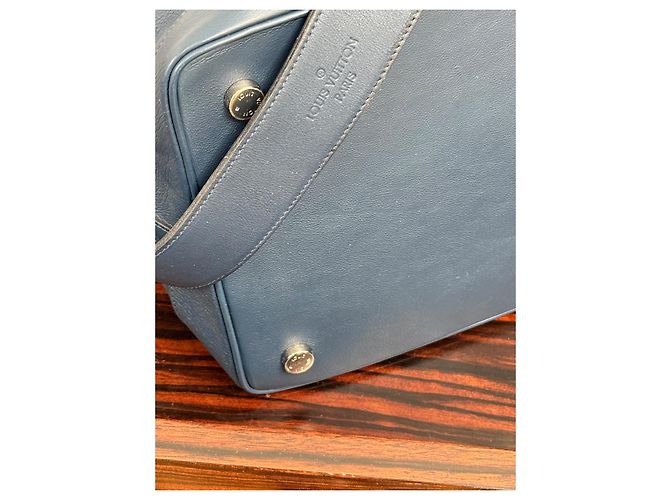 Noe Borsa a Secchiello Louis Vuitton Noé Haute Maroquinerie Blu - vista 7