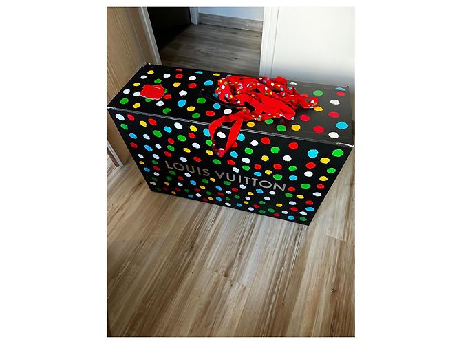 Louis Vuitton Keepall 55 Yayoi Kusama Pelle Eclipse Multicolore - vista 2