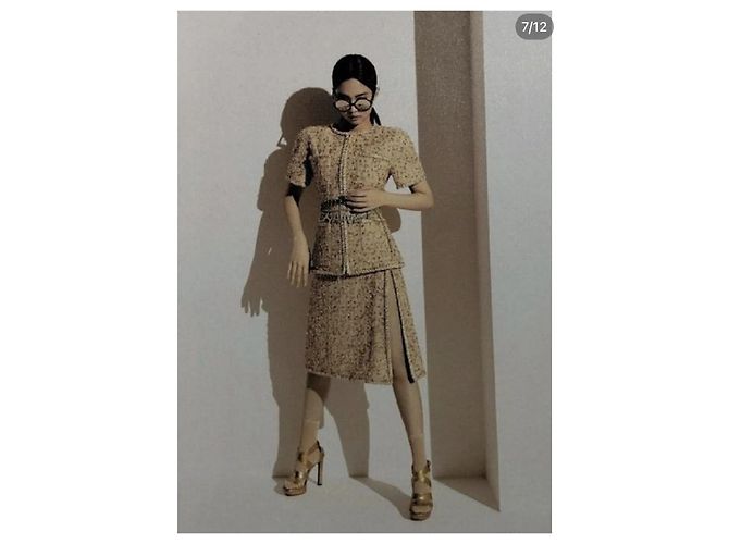 Cambon Chanel Chaqueta Dorada de Pasarela 2019 Dorado - vista 11
