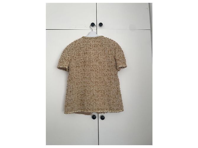 Cambon Chanel Chaqueta Dorada de Pasarela 2019 Dorado - vista 2