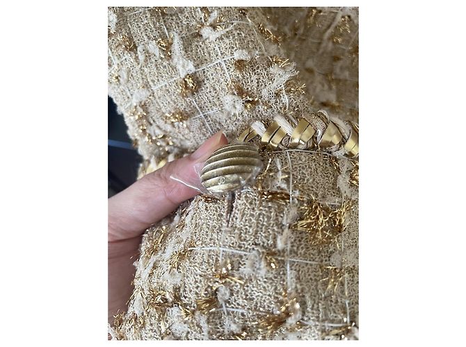 Cambon Chanel Chaqueta Dorada de Pasarela 2019 Dorado - vista 8