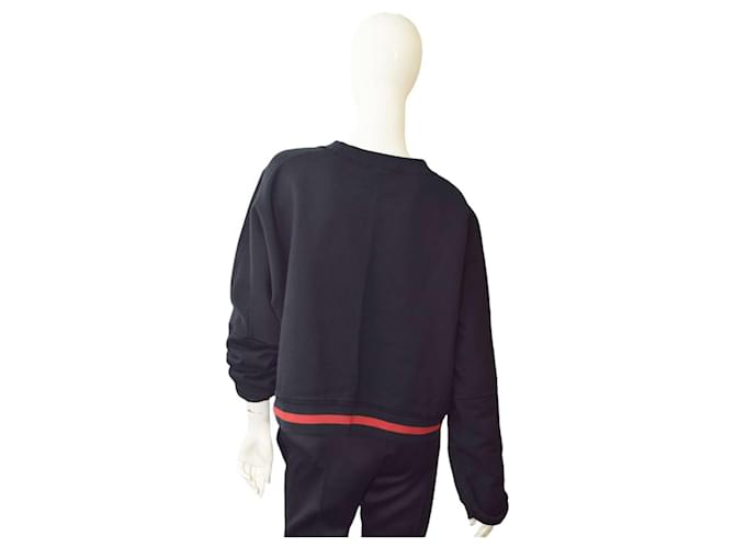 Sudadera corta negra con logo Dsquared2 Negro - vista 2