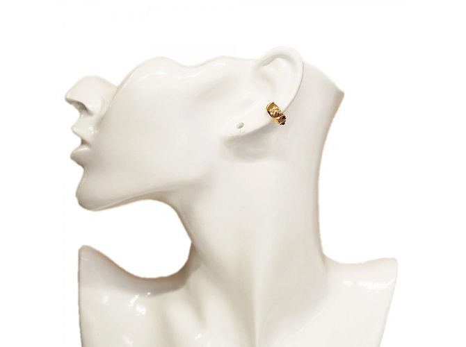 Orecchini a perno in oro giallo K18YG Chanel Coco Crush - vista 7