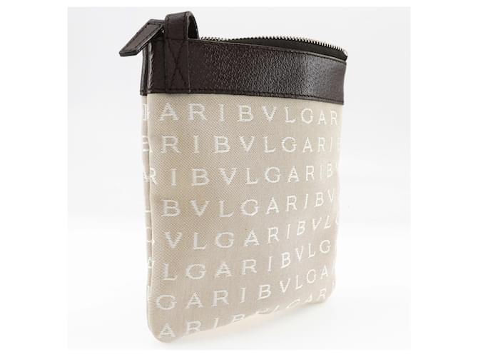 Bulgari Borsa a Spalla Logomania di Bvlgari Marrone Beige - vista 3