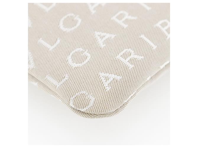 Bulgari Borsa a Spalla Logomania di Bvlgari Marrone Beige - vista 4