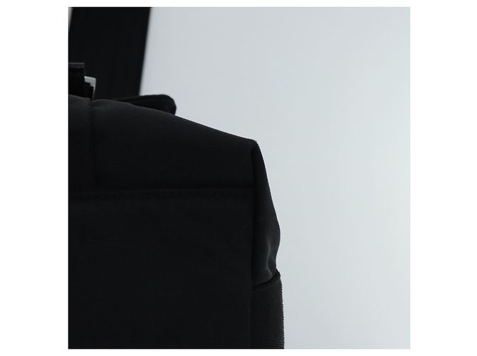 Borsa a spalla GUCCI in nylon nero argento 122374 Auth bs17862 - vista 15
