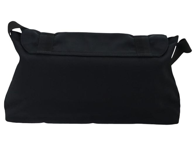 Borsa a spalla GUCCI in nylon nero argento 122374 Auth bs17862 - vista 2