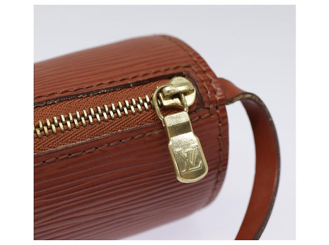 LOUIS VUITTON Pochette Soufflot Epi Marrone LV Auth yk14808 - vista 10