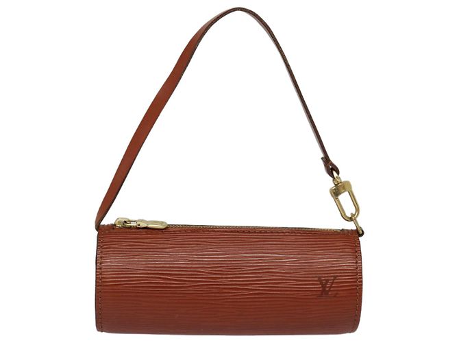LOUIS VUITTON Pochette Soufflot Epi Marrone LV Auth yk14808 - vista 13