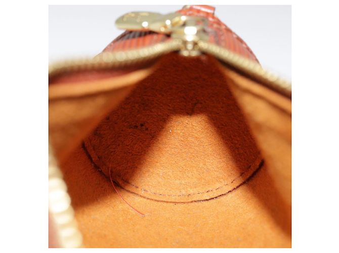 LOUIS VUITTON Pochette Soufflot Epi Marrone LV Auth yk14808 - vista 19