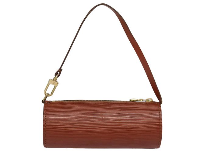 LOUIS VUITTON Pochette Soufflot Epi Marrone LV Auth yk14808 - vista 2