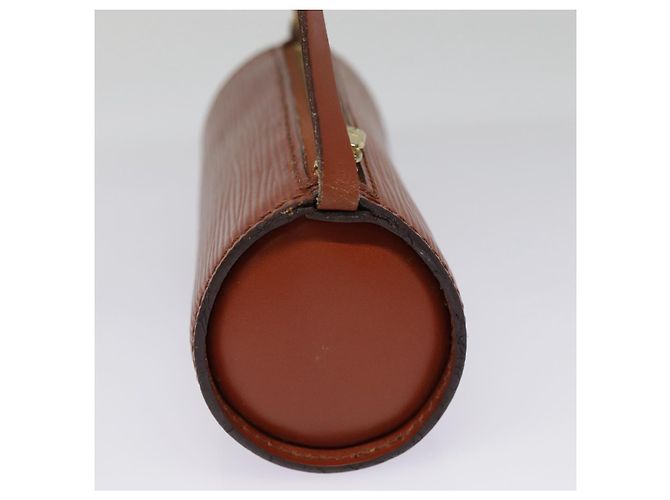 LOUIS VUITTON Pochette Soufflot Epi Marrone LV Auth yk14808 - vista 4