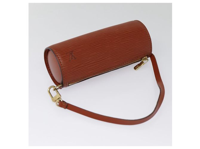 LOUIS VUITTON Pochette Soufflot Epi Marrone LV Auth yk14808 - vista 6