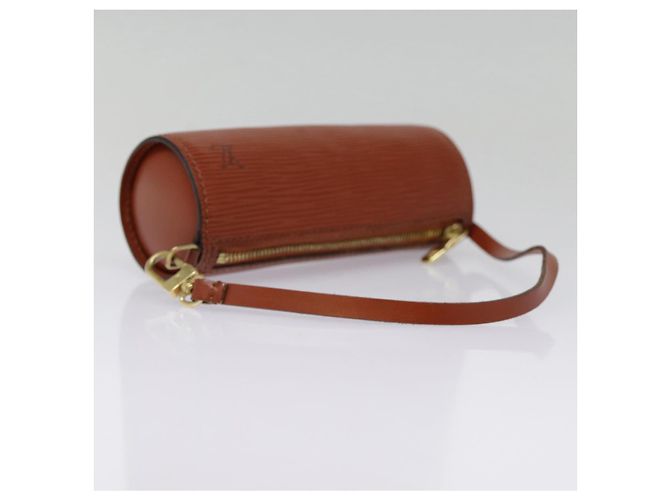 LOUIS VUITTON Pochette Soufflot Epi Marrone LV Auth yk14808 - vista 7