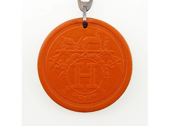 Hermès Hermes Takashimaya Limited Schlüsselanhänger Orange - Ansicht 4