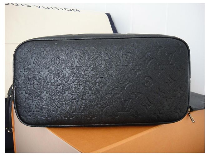 Neverfull MM Monogram Empreinte Noir mit Rechnung Louis Vuitton Schwarz - Ansicht 5