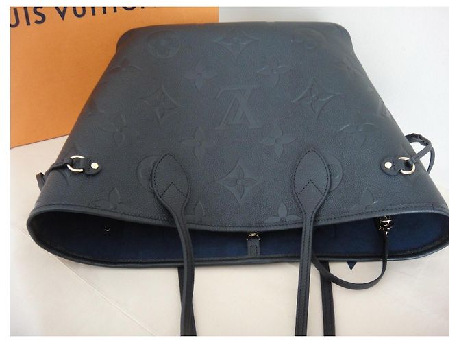Neverfull MM Monogram Empreinte Noir mit Rechnung Louis Vuitton Schwarz - Ansicht 6