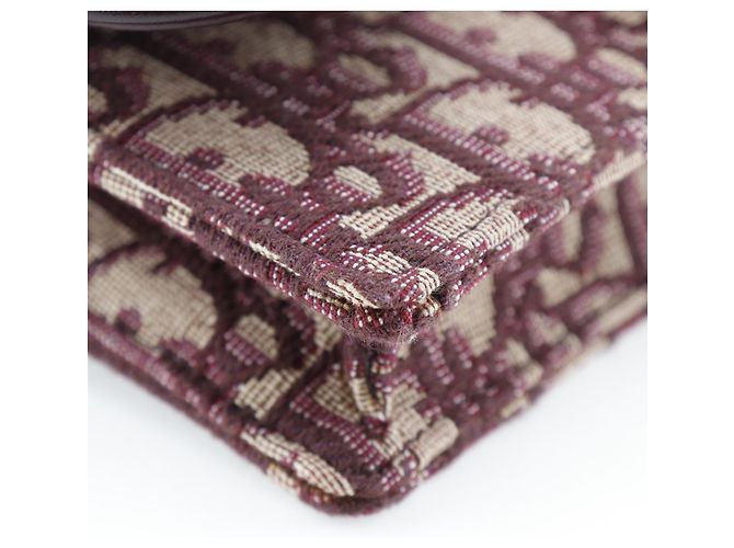 Borsa a vita Saddle di Christian Dior Trotter Bordò - vista 4