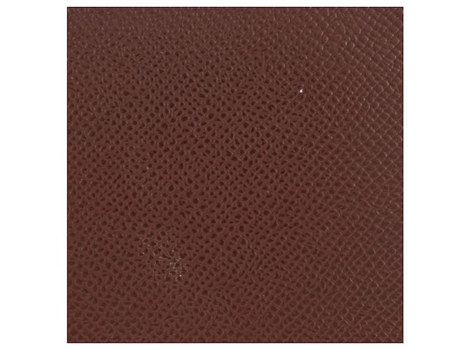 Cartera larga de seda Azap de Hermès Roja Burdeos - vista 8