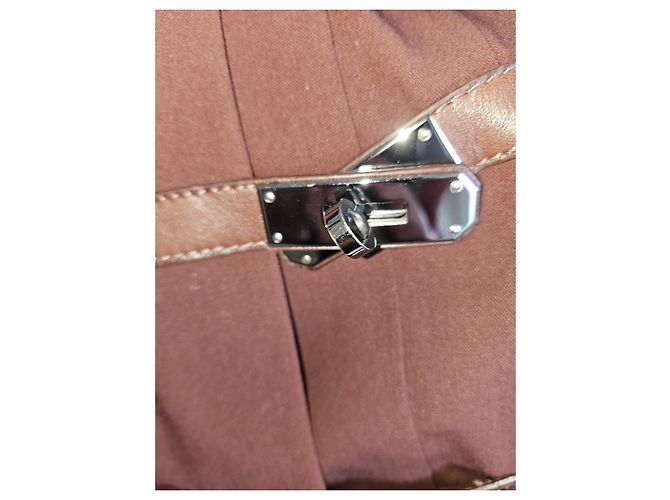 Kilt Hermès Marrón de Lana Kelly Castaño - vista 4
