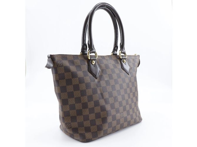 Borsa Tote Saleya PM di Louis Vuitton Marrone - vista 3